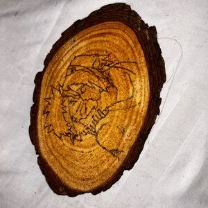 Naruto Sakura Wood Burning Artwork